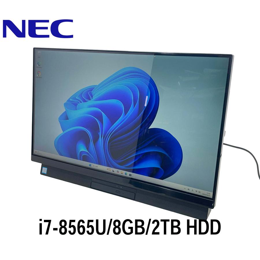 LaVie NEC LAVIE DA770/M 23.8型 i7-8565U/8GB/2TB HDD/Windows11/WPS