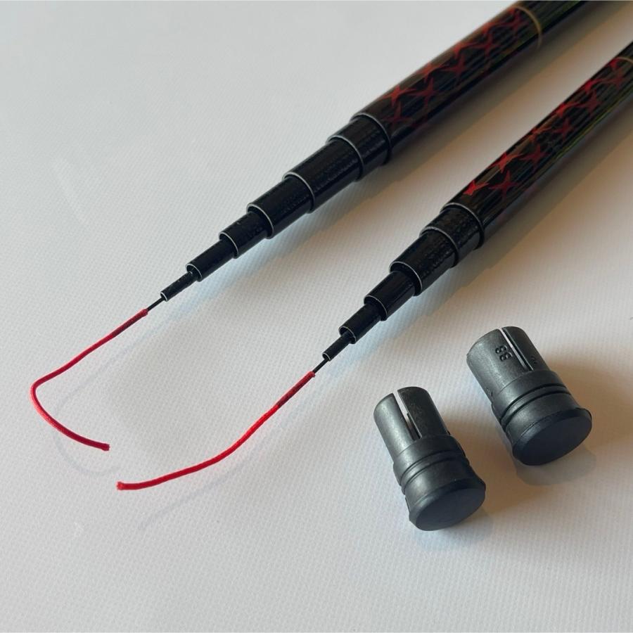 のべ竿 3.6m 4.5m 2本セット 渓流竿 軽量 コンパクト 延べ竿 初代