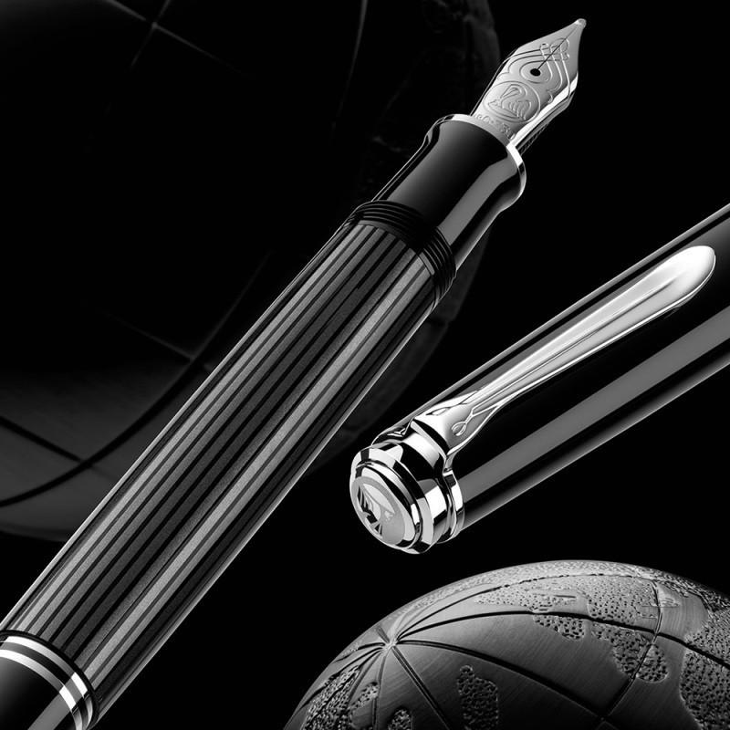 Pelikan（ペリカン） スーベレーン ブラックストライプ 万年筆 M605