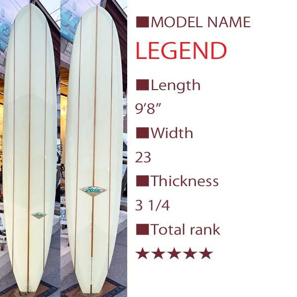 サーフィン・ボディボード HOBIE-VINTAGE (Terry Martin Shape) 9'8