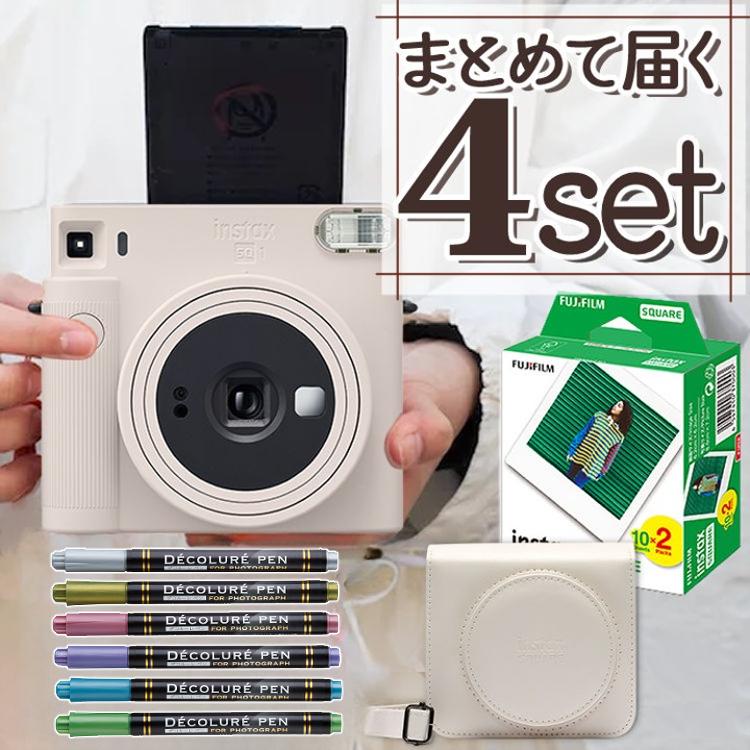 チェキ （フィルム20枚＆ケース＆ペン） カメラ チェキカメラ 富士