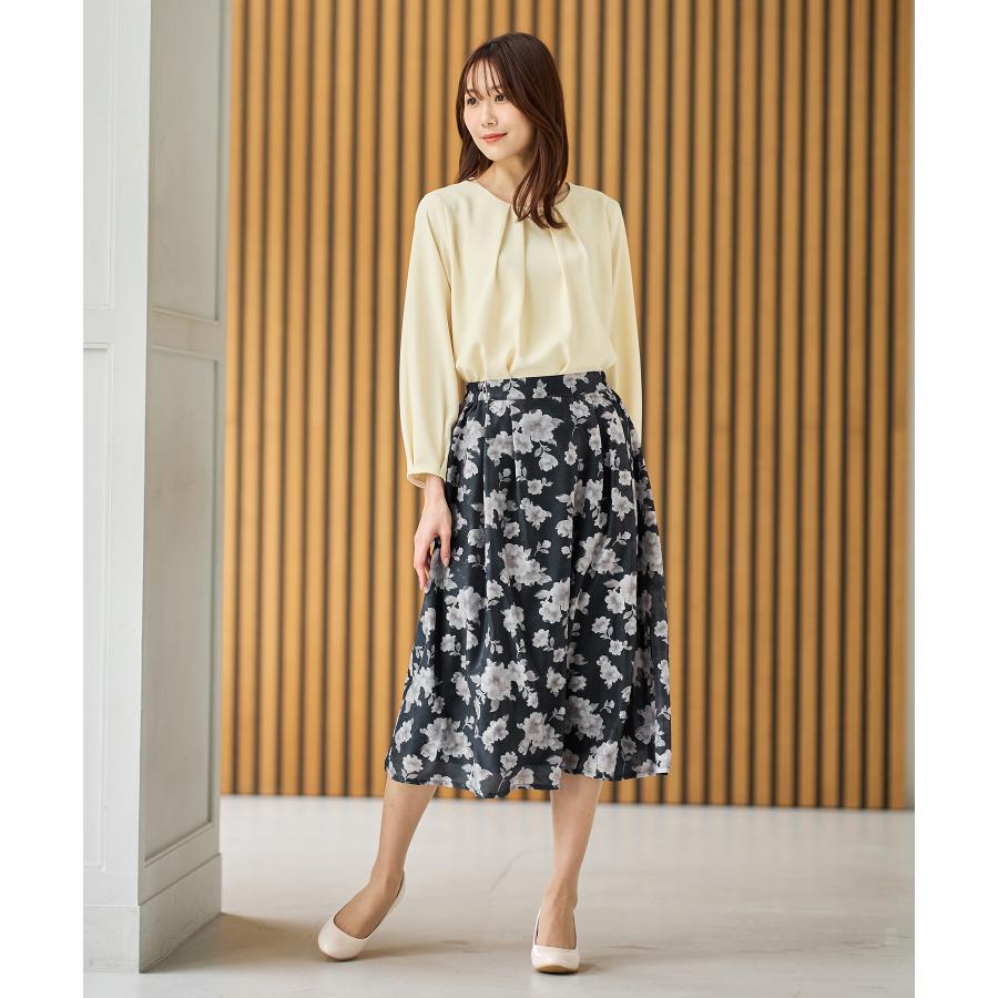 Honeys（ハニーズ） ボトムス スカート ひざ丈 大きいサイズ オフィス