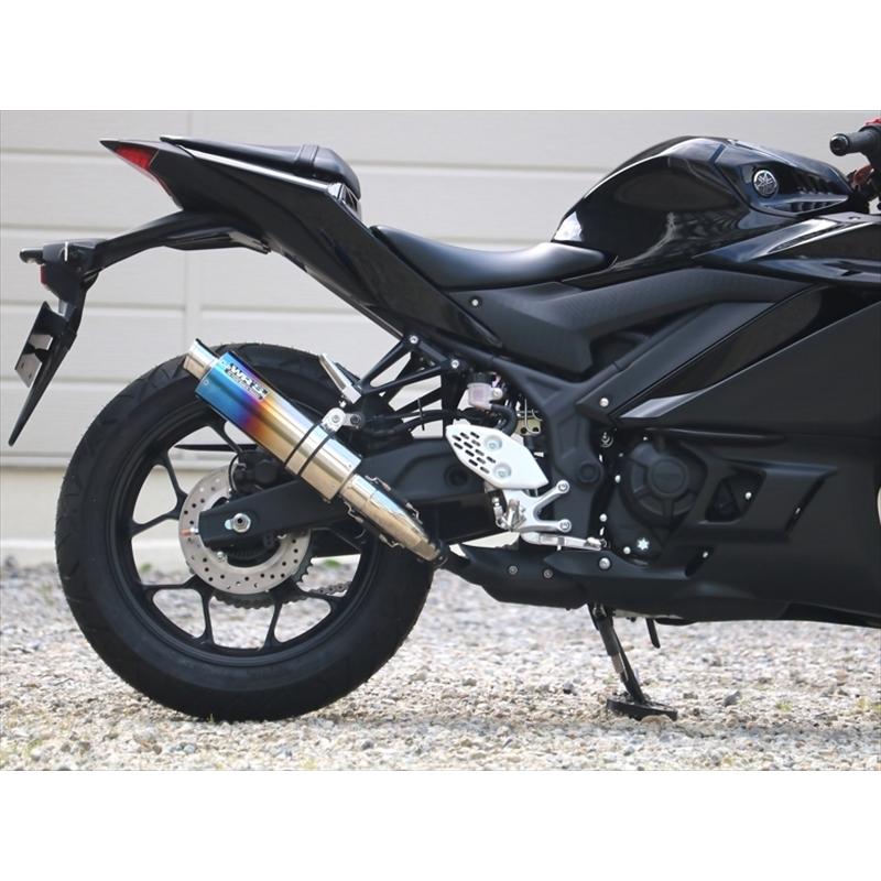マフラー ダブルアールズ WR`S S O S.O.Vチタン 焼き色タイプ YZF-R25