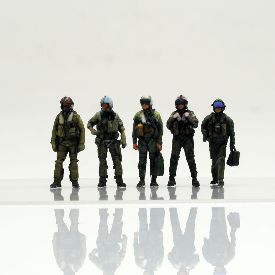 figreal 1/72 U.S.NAVY(1)UF5b 5体 彩色済みフィギュア アメリカ海軍