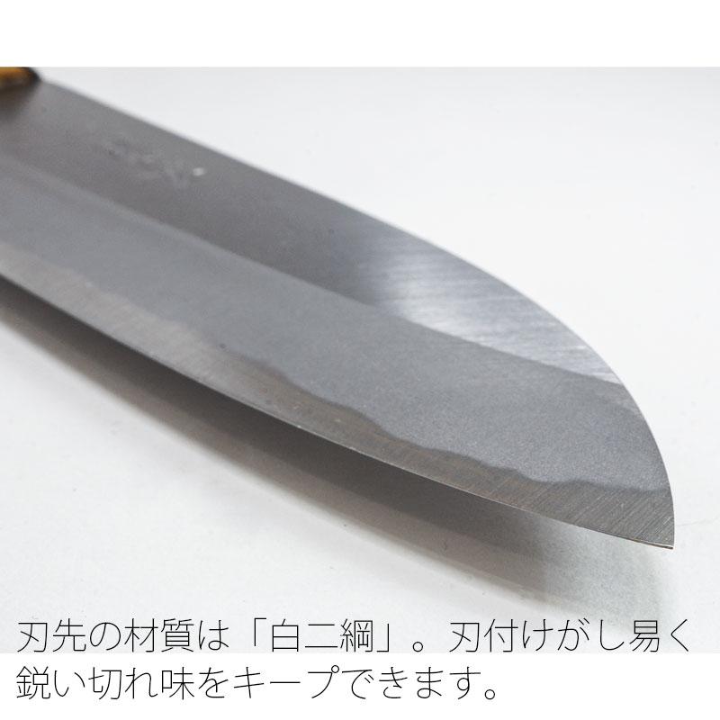 堺箱八 三徳包丁 文化包丁 万能包丁 キッチンナイフ 刃渡り170mm 磨き