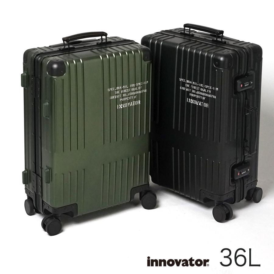 INV1811 イノベーター アルミスーツケース36L ガンメタル INNOVATOR