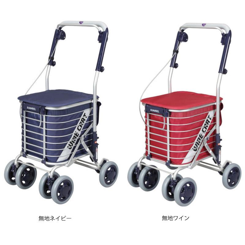ショッピングカート おしゃれ かわいい 4輪 ユーバ産業 スワレル