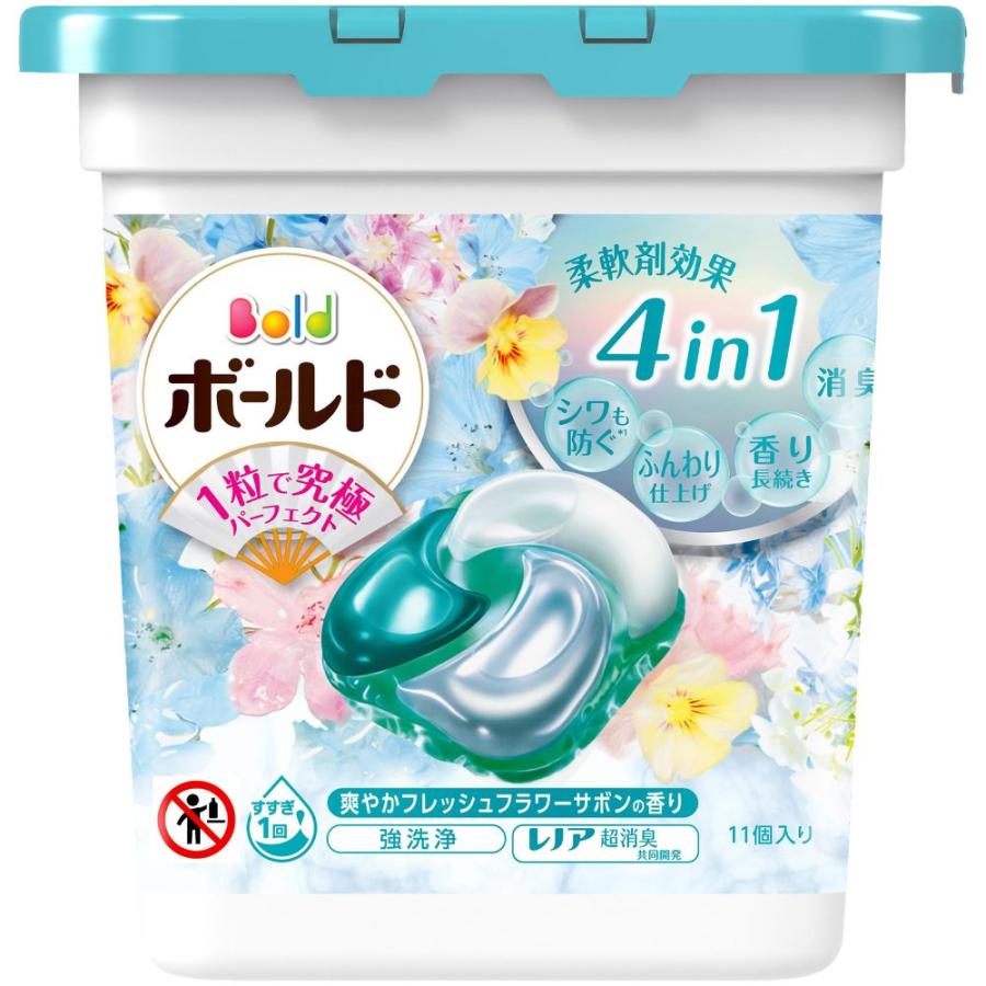 ボールド 訳あり P&G ジェルボール4D 爽やかフレッシュフラワーサボン