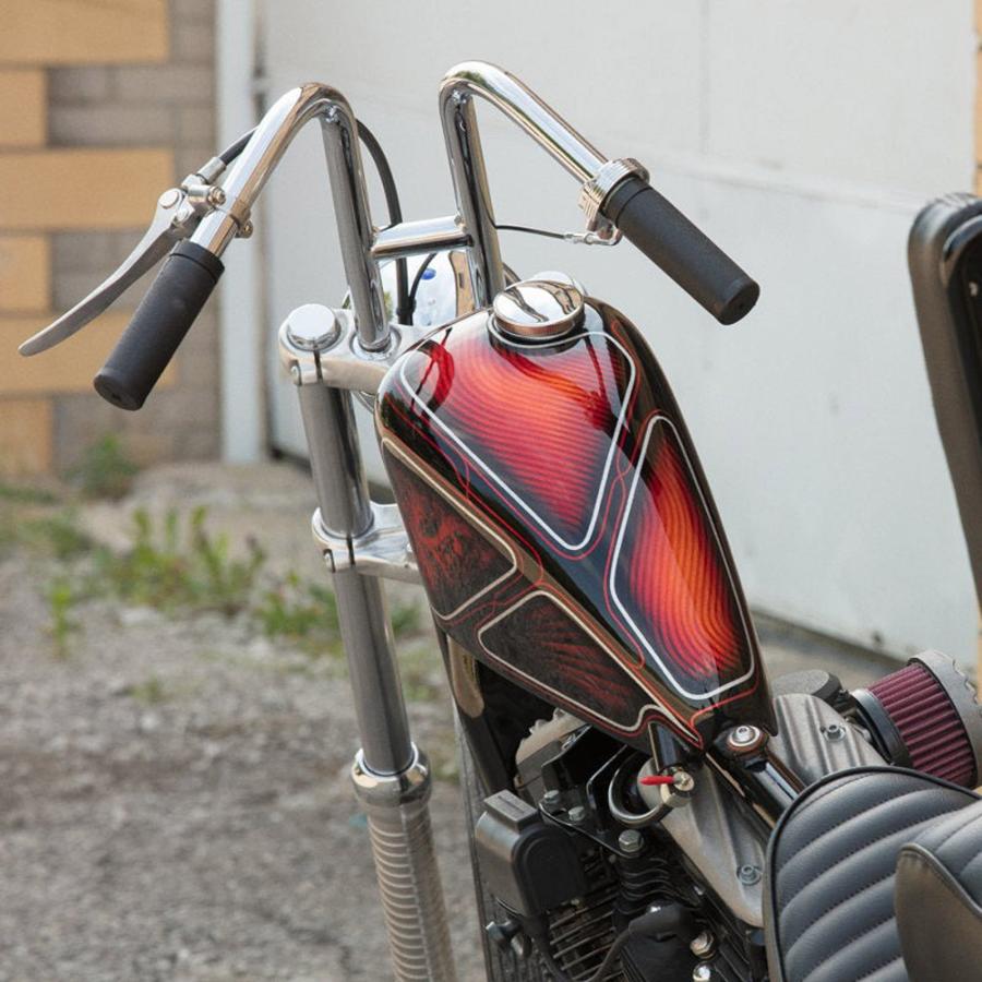 MOTO IRON FRISCOスタイル 2.1ガロン ナロータンク スポーツスター