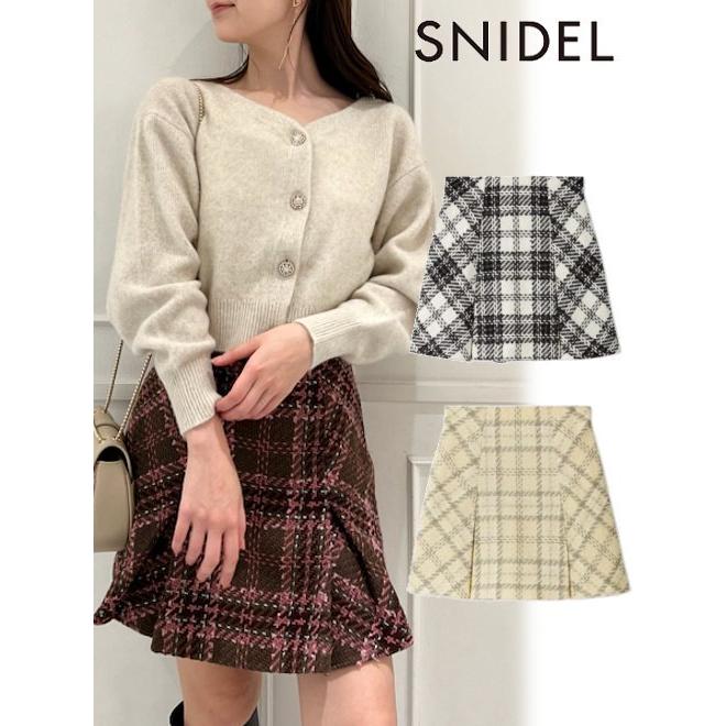 SNIDEL（スナイデル） (セール50%OFF) ロービングチェックスカショ 24