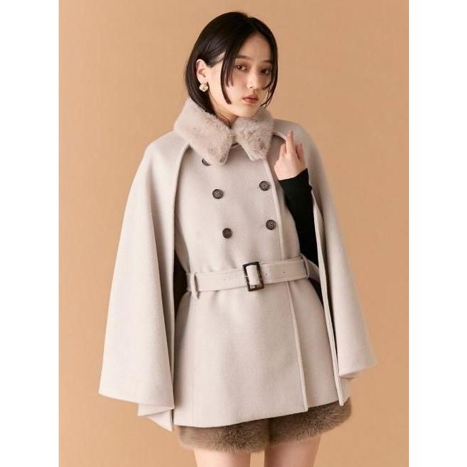 LILY BROWN（リリーブラウン） (10%OFF&300円OFF) ファー付き3WAY