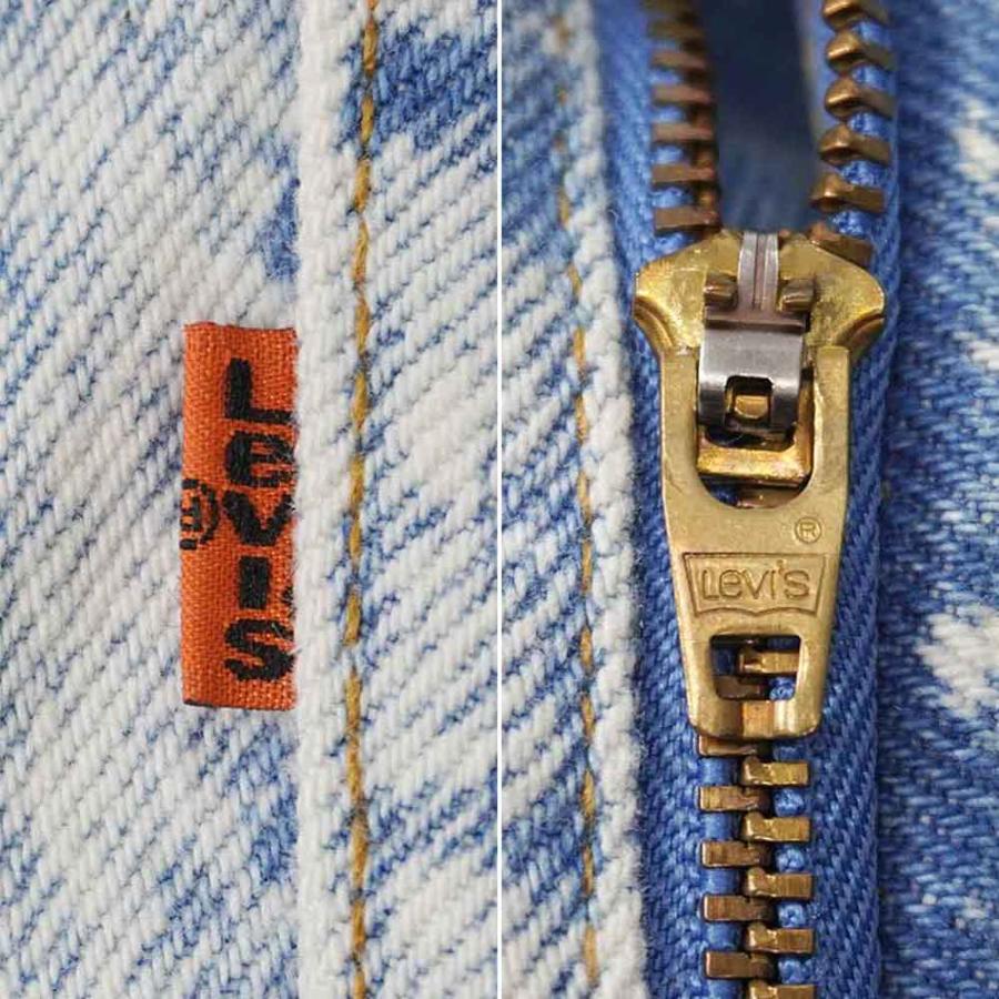アメリカ製 90s Levi's 550 ケミカルウォッシュ オレンジタブ