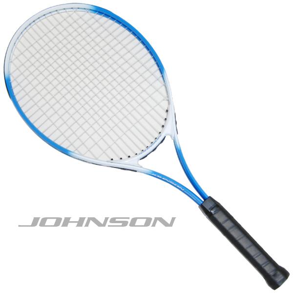 硬式テニスラケット 初心者用 レジャー用 JOHNSON HB-19 ブルー