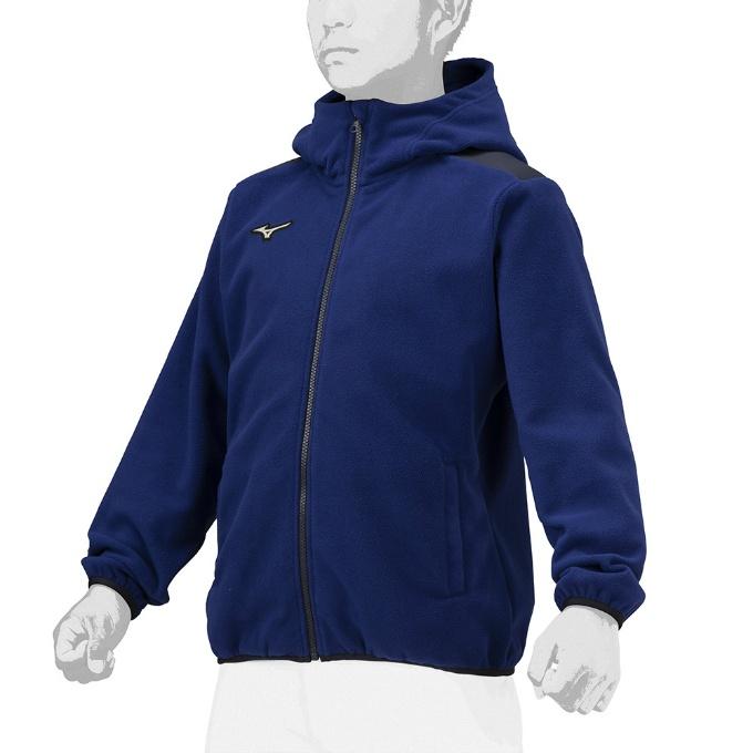 MIZUNO（ミズノ） 野球 フリース パーカー ジュニア フリースフーディ