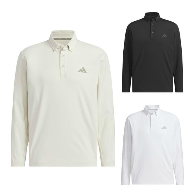 adidas（アディダス） ゴルフウェア ポロシャツ 長袖 メンズ COLD.RDY