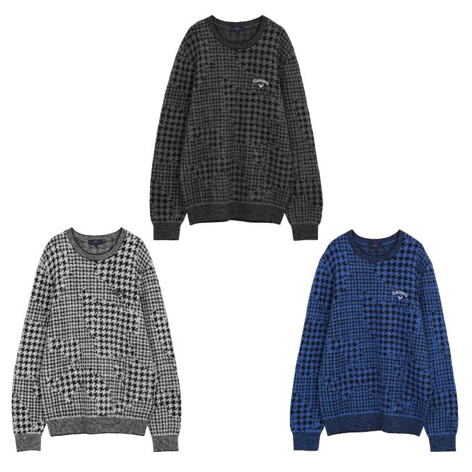 Callaway（キャロウェイ） ゴルフウェア セーター メンズ 千鳥ジャ
