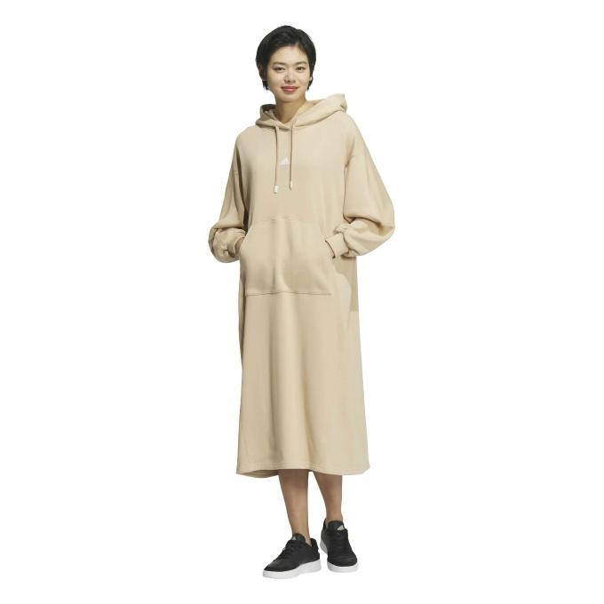 adidas（アディダス） スウェット ワンピース 長袖 レディース ワー