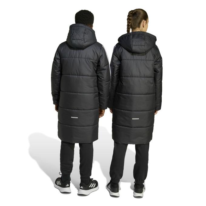 adidas（アディダス） ベンチコート ジュニア 3ストライプ ロング