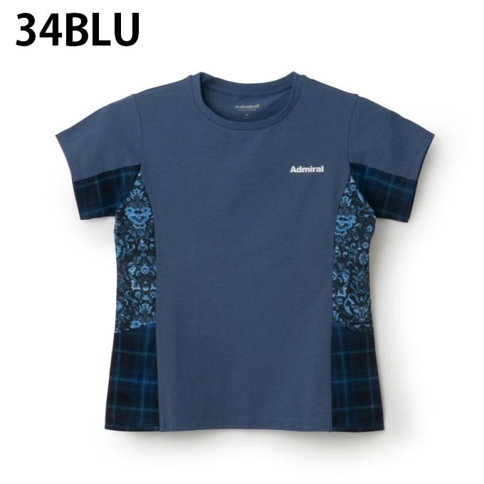 Admiral（アドミラル） テニスウェア Tシャツ 半袖 レディース サイド