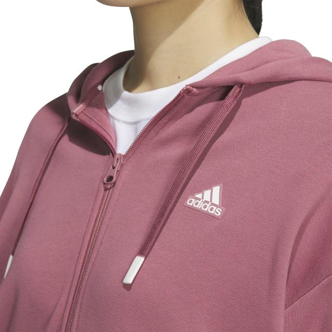 adidas（アディダス） スウェットパーカー レディース WORDING LOOSE