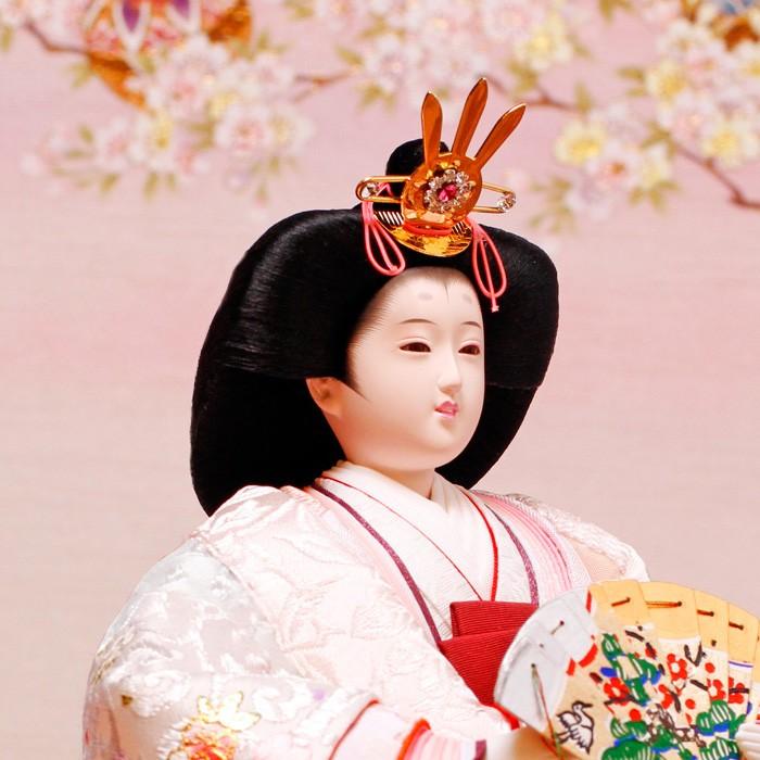 ひなせい 雛人形 三段飾り 収納飾り 「亜加莉雛」 おしゃれ 段飾り