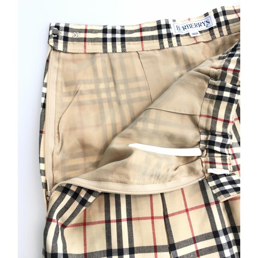 美品 バーバリーズ プリーツスカート ノバチェック 160A-160-62 キッズ