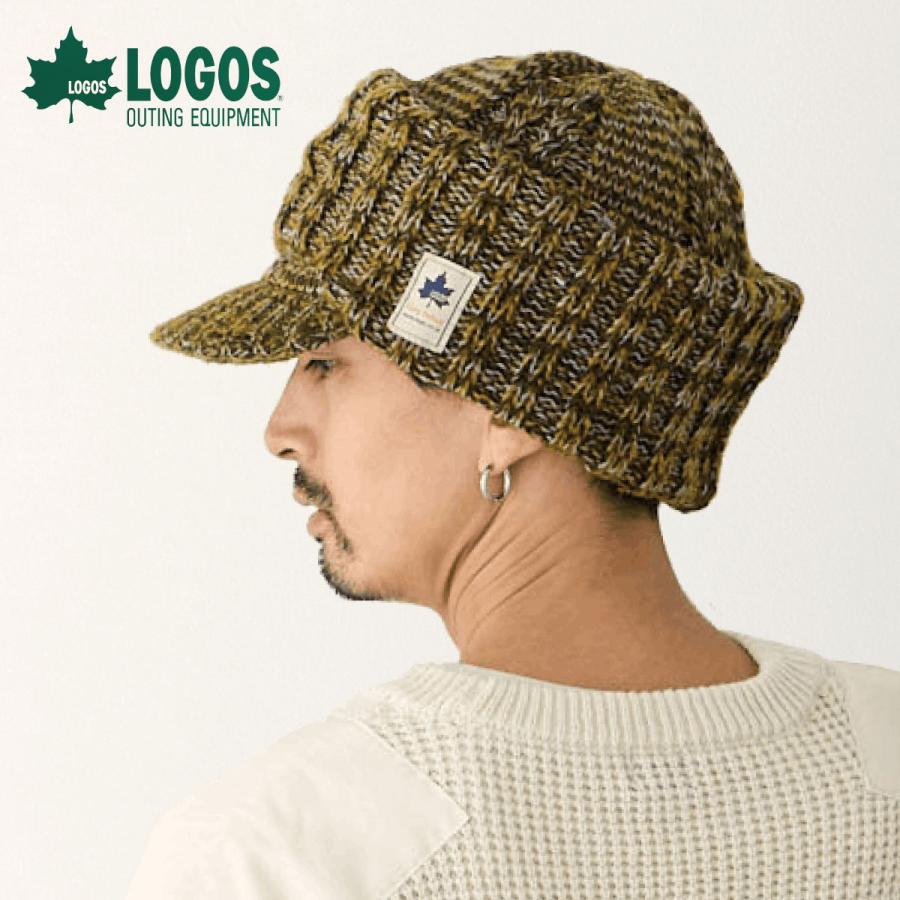 LOGOS（ロゴス） クーポンで20％OFF LOGOS つば付 ニット帽 2way 目