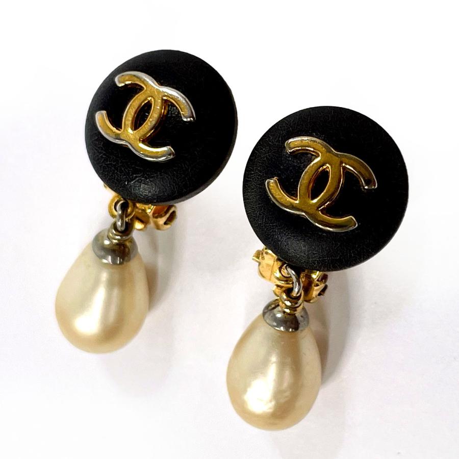 CHANEL（シャネル） イヤリング ココマーク GP/フェイクパール