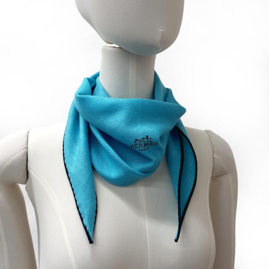 HERMES（エルメス） 未使用品 スカーフ ロザンジュ ユニ カシミヤ