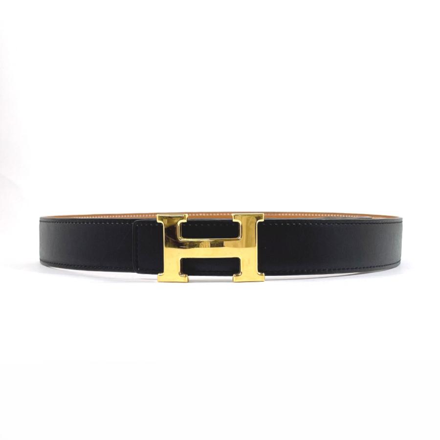 鑑定済み♡ 中古 HERMES リバーシブル コンスタンス レザーベルト 72