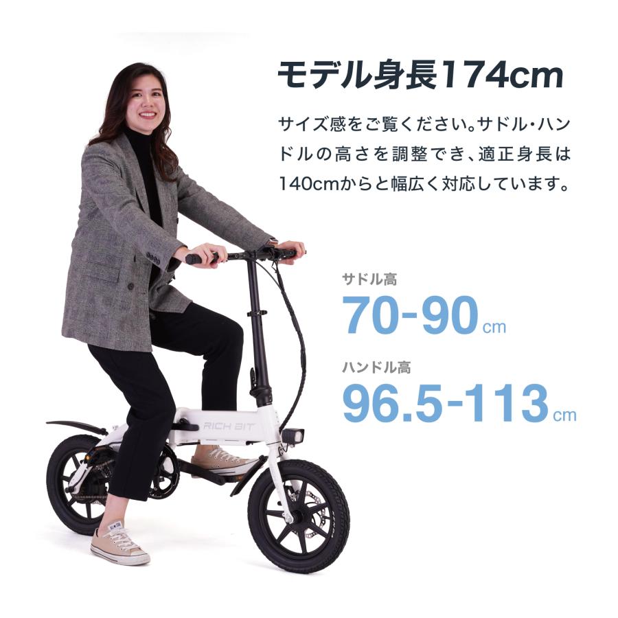 RICH BIT 電動自転車 電動アシスト自転車 折りたたみ自転車 RICHBIT