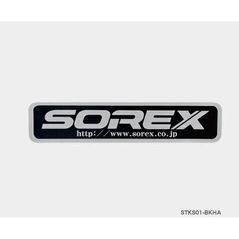 SOREX（ソレックス） ヒッチ ステッカー 1枚 ブラック 純正 STKS01