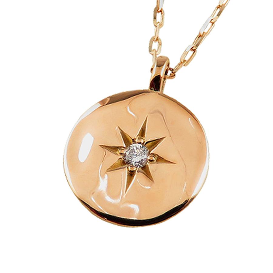 Jewelry i（ジュエリーアイ） メンズネックレス 一粒ダイヤモンド 18金