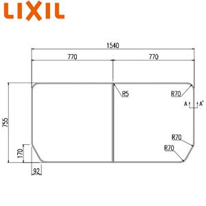 LIXIL（リクシル） LIXIL YFK-1576B(4)-D4-PB ふろふた[組みふた][2枚