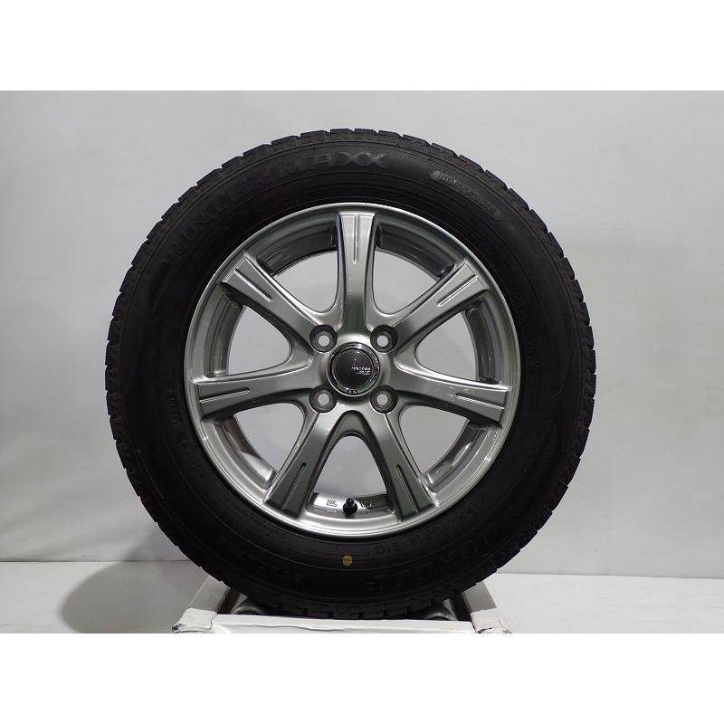 DUNLOP（ダンロップ） 中古 165/70R14 スタッドレスタイヤホイール4本