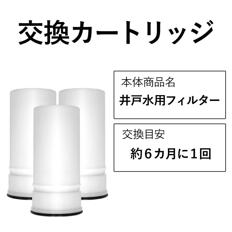 井戸用 浄水器 交換用井戸水フィルター お得な3本セット ビューク 公式