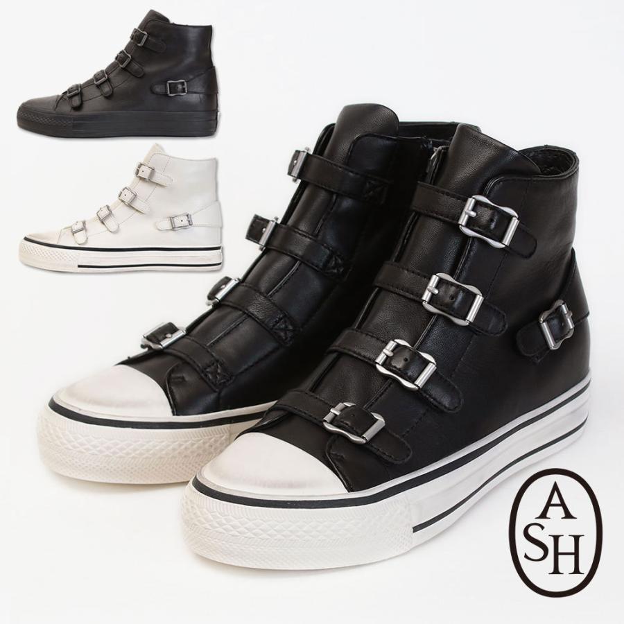 ASH（アッシュ） スニーカー ハイカット VIRGIN(ベルト) ジップ付き