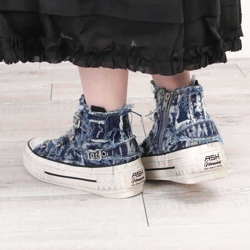 ASH（アッシュ） SALE 30%OFF ASH 厚底 ハイカットスニーカー デニム