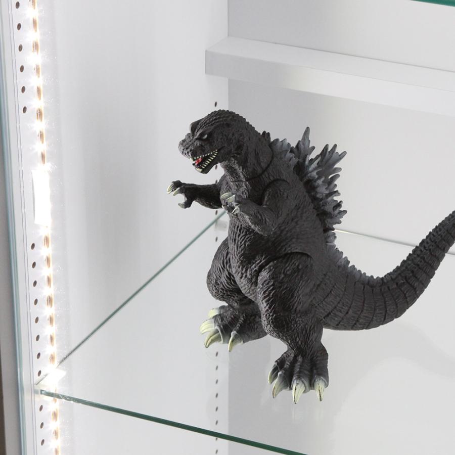 JAJAN ホワイトLEDセット ( ホワイト LED ＋ 本体ロータイプ 開き戸 幅