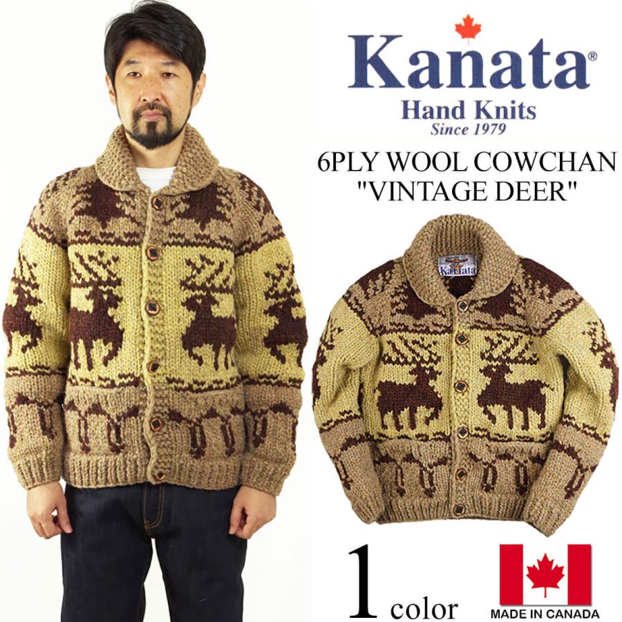 KANATA（カナタ） カウチンセーター 6プライウール ビンテージディア
