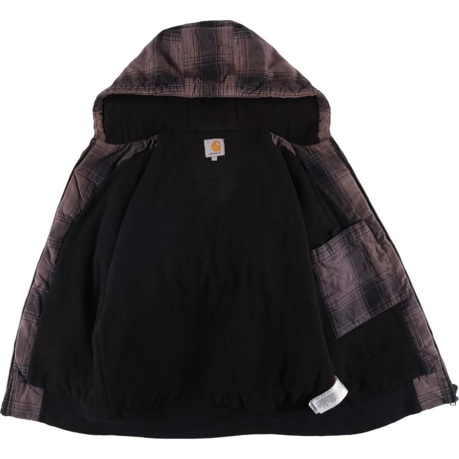 Carhartt（カーハート） 古着 アクティブジャケット チェック柄 フード