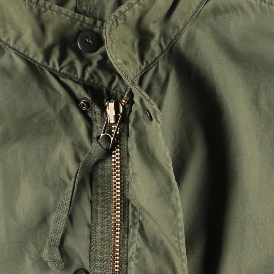 ヴィンテージ ミリタリー モッズ コート レザー 古着 カーキ 軍 ロング