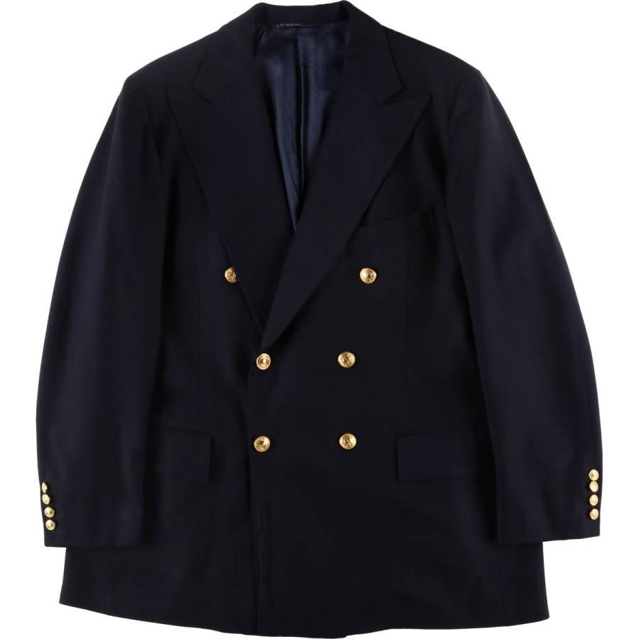 古着 ラルフローレン POLO by Ralph Lauren ダブルブレスト ピークド