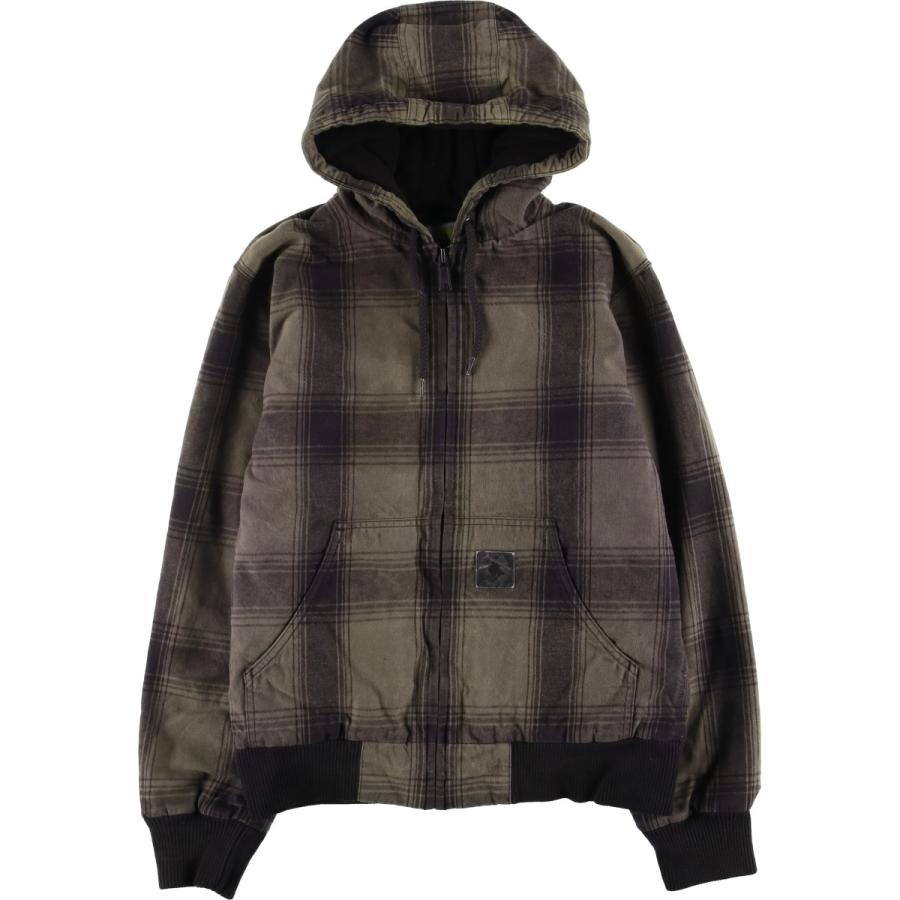 Carhartt（カーハート） 古着 アクティブジャケット チェック柄 フード