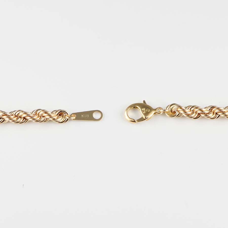 パイプロープ ブレスレット K18 幅4mm 18cm 新品 : Jewelry Win - 通販