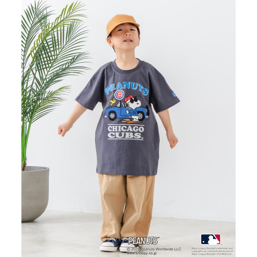 MLB KIDS MLB x PEANUTS オリジナル デザイン Tシャツ ドジャース
