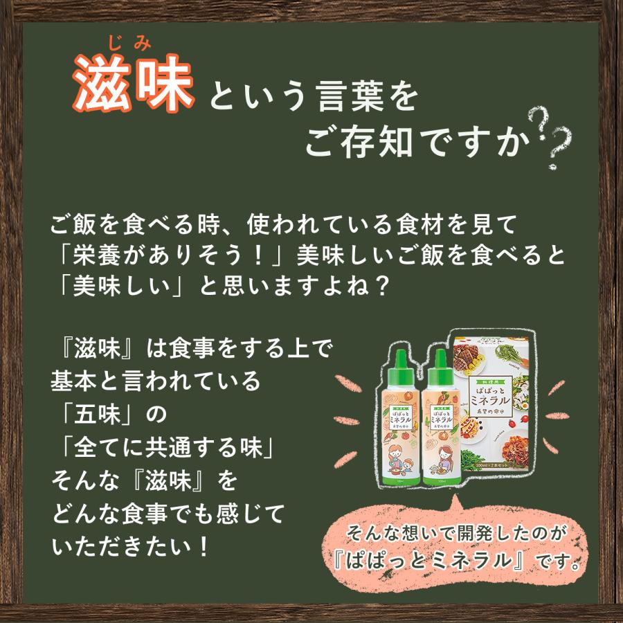 料理用 ぱぱっと ミネラル 希望の命水 元：希望の命水10倍濃縮液