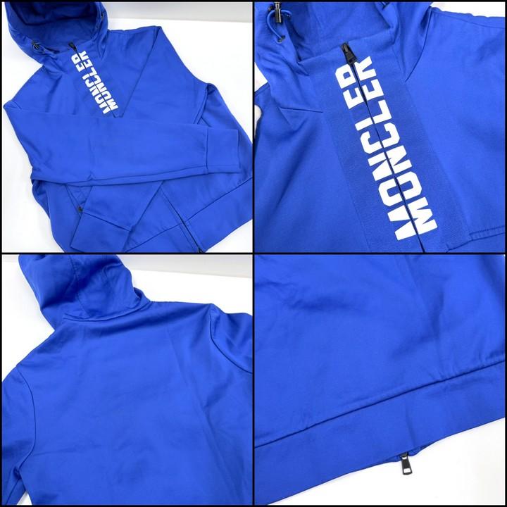 MONCLER モンクレール ジップアップパーカー MAGLIA CARDIGAN ブルー