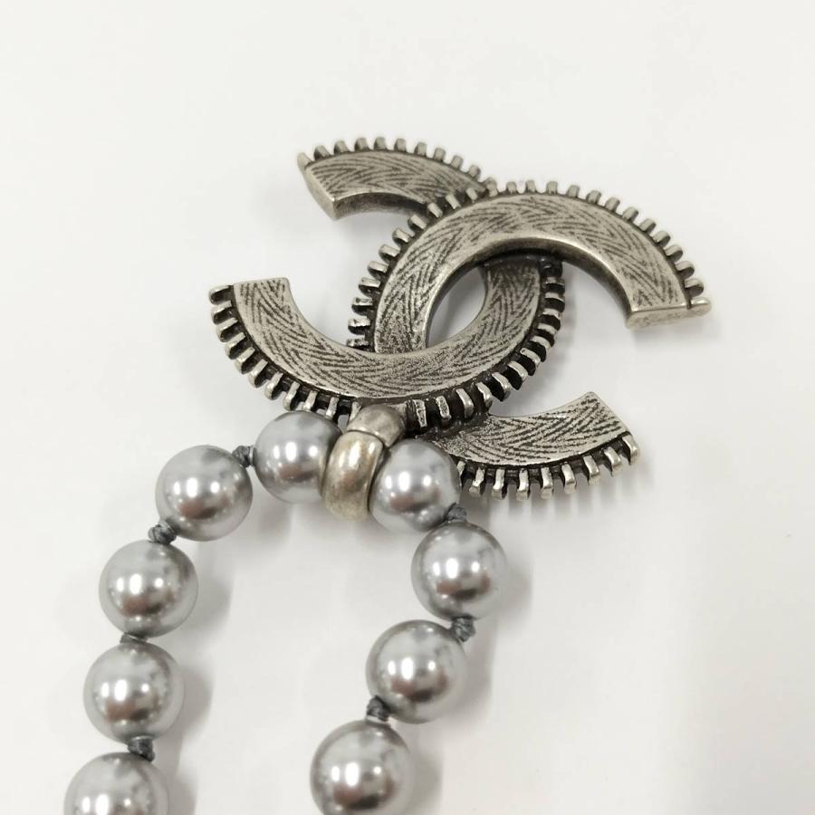CHANEL（シャネル） ネックレス ココマーク フェイクパール GP メッキ