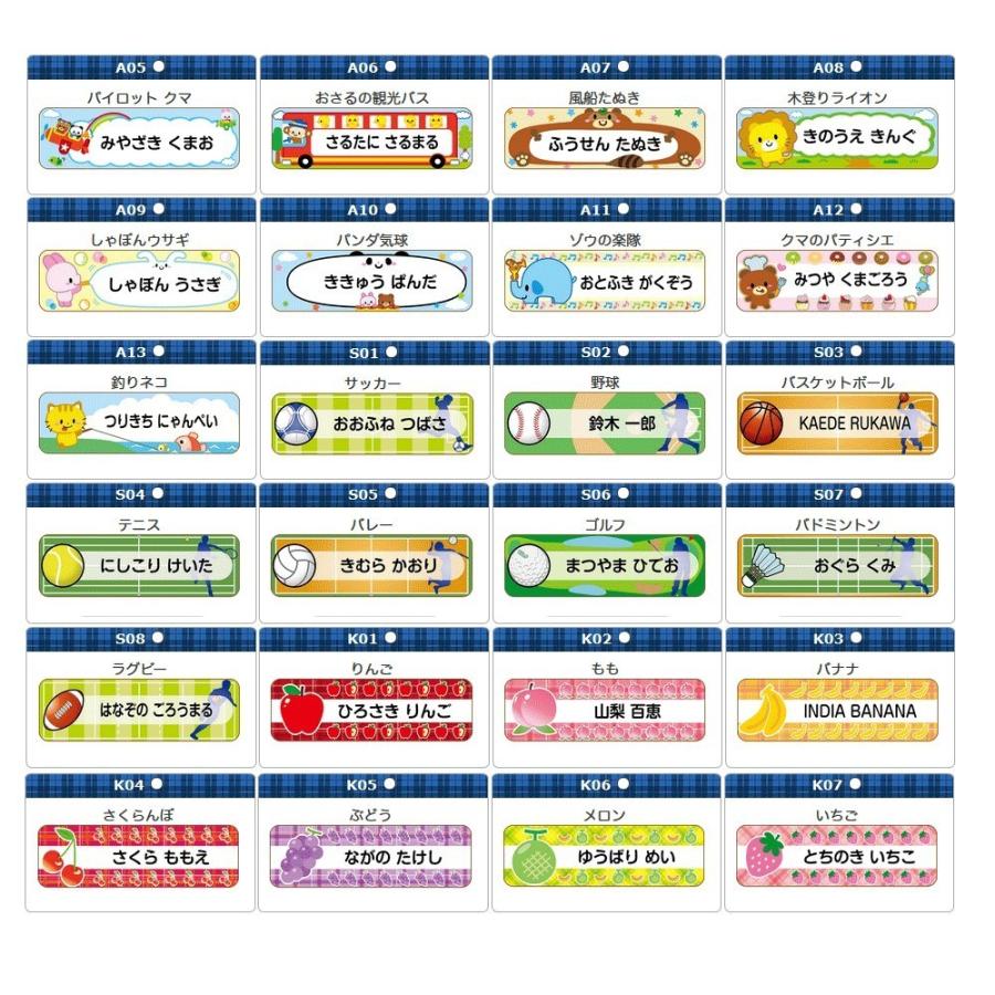 お試し ミニサイズお名前シールB キャラクター柄 : ギターパンダのお